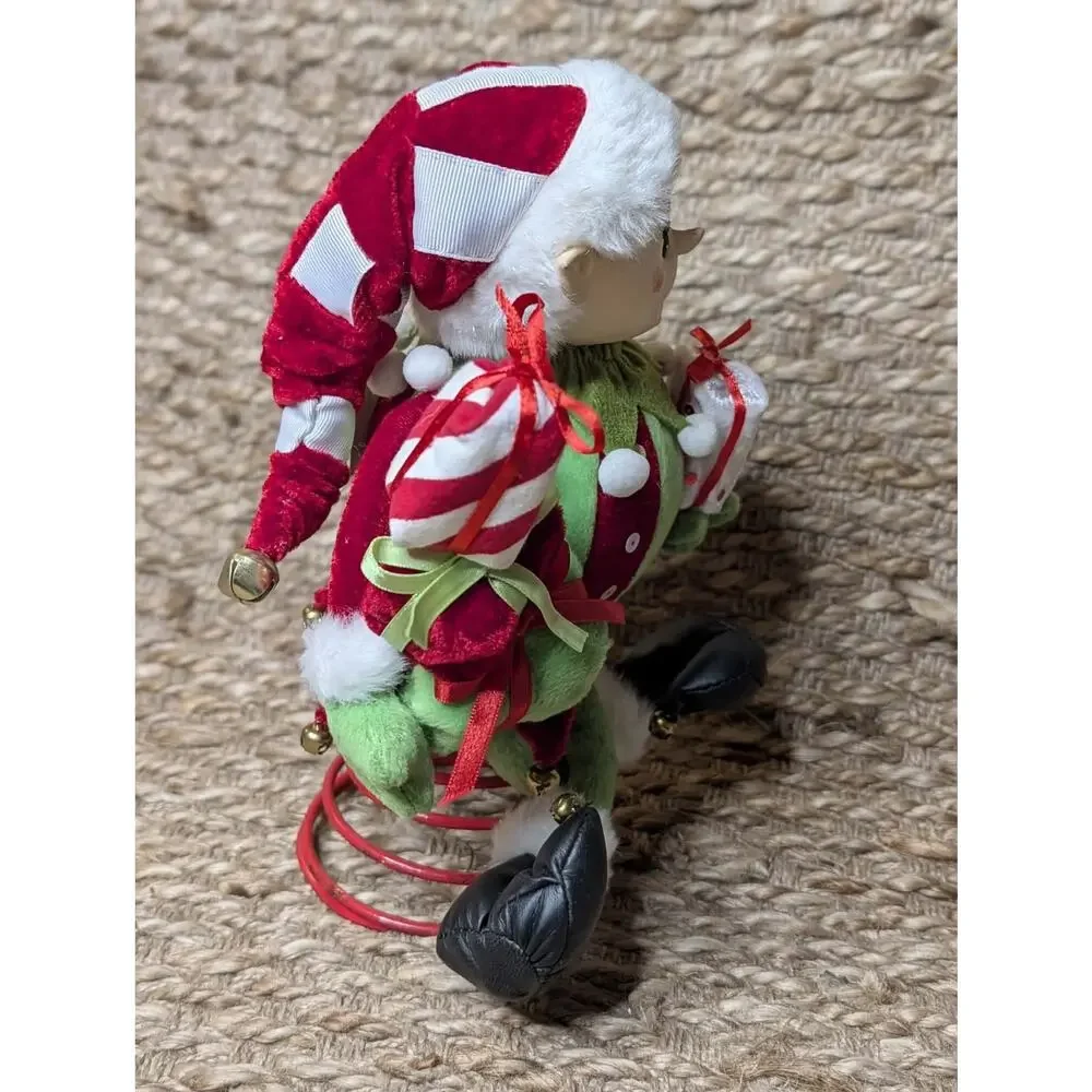 NEW! Plus Christmas Pixie Elf Tree Topper Bells Holiday Decor Unique Gift 11